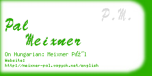 pal meixner business card